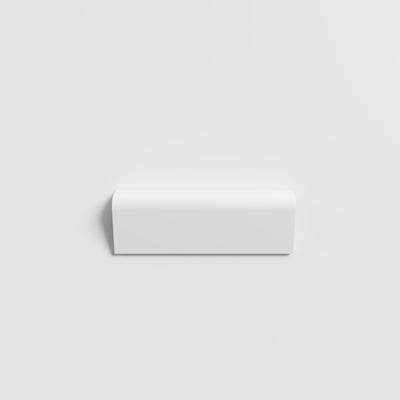 Color Collection Matte White Ice 2x6 RAD Bullnose
