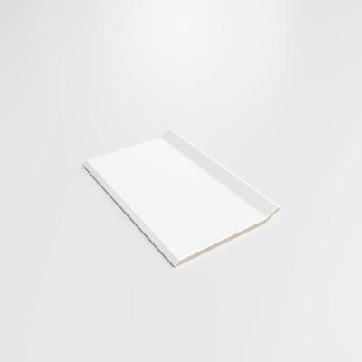 Color Collection Matte White Ice 3 3/4 x 6 Cove - Flat Top - Hover