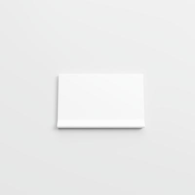 Color Collection Matte White Ice 3 3/4 x 6 LC Corner