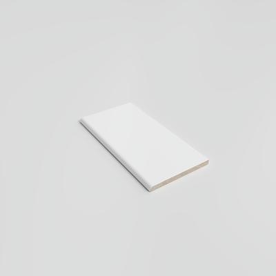 Color Collection Matte White Ice 3x6 Single Bullnose - Hover