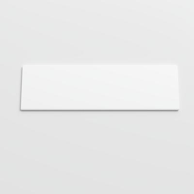 Color Collection Matte White Ice 4-1/4 x 16 Single Bullnose