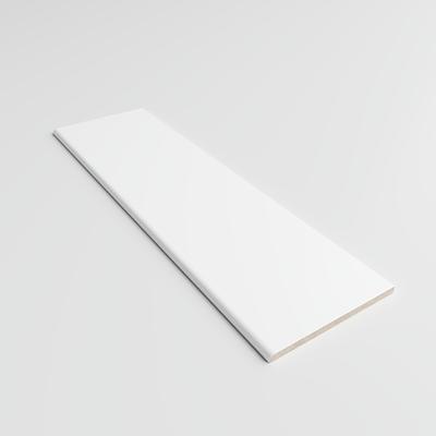 Color Collection Matte White Ice 4-1/4 x 16 Single Bullnose - Hover