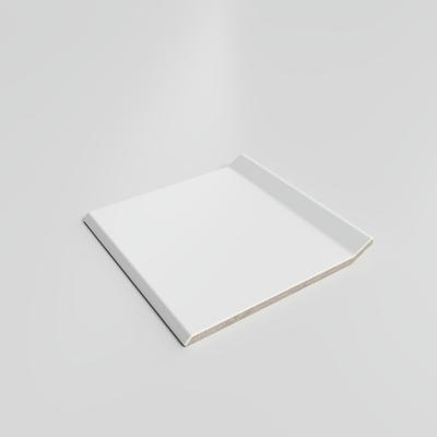 Color Collection Matte White Ice 4-1/4 x 4-1/4 Cove - Flat Top - Hover