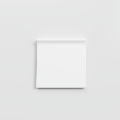 Color Collection Matte White Ice 4-1/4 x 4-1/4 RC Corner