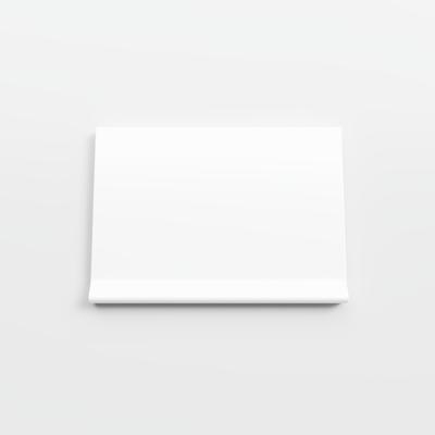 Color Collection Matte White Ice 4-1/4 x 6 LC Corner