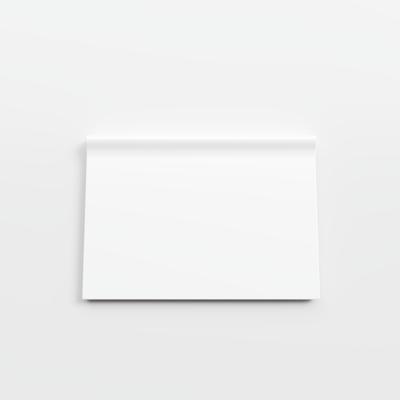 Color Collection Matte White Ice 4-1/4 x 6 RC Corner