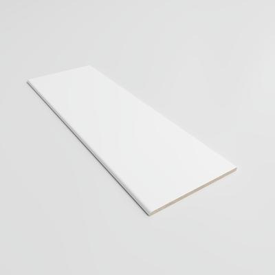 Color Collection Matte White Ice 6x18 Single Bullnose - Hover
