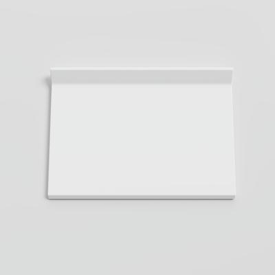 Color Collection Matte White Ice 4x6 Cove - Round Top