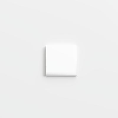 Color Collection Bright White Ice 2x2 Single Bullnose Corner