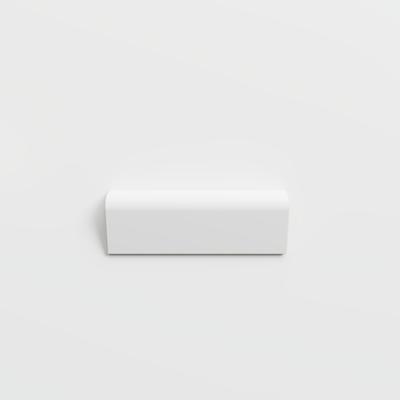 Color Collection Bright White Ice 2x6 RAD Bullnose