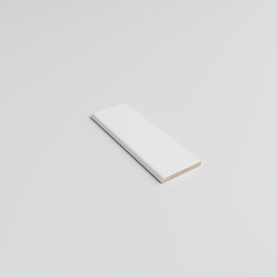 Color Collection Bright White Ice 2x6 Single Bullnose - Hover