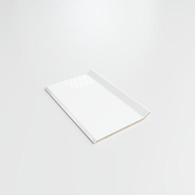 Color Collection Bright White Ice 3 3/4 x 6 Cove - Flat Top - Hover