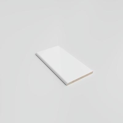 Color Collection Bright White Ice 3x6 Single Bullnose - Hover