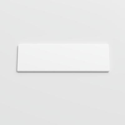 Color Collection Bright White Ice 3x9.5 Single Bullnose