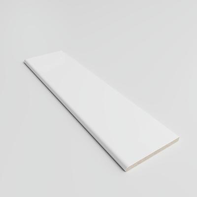 Color Collection Bright White Ice 3x12 Single Bullnose - Hover