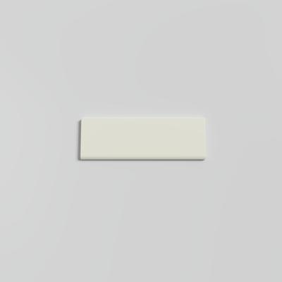 Color Collection Matte Biscuit 2x6 Single Bullnose