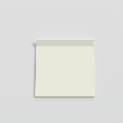 Color Collection Matte Biscuit 4-1/4 x 4-1/4 Cove - Flat Top