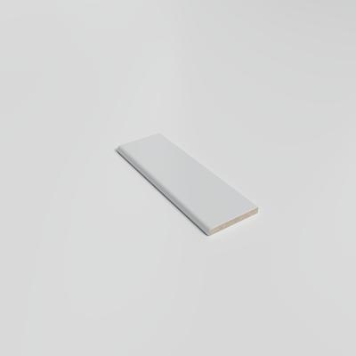 Color Collection Matte Tender Gray 2x6 Single Bullnose - Hover