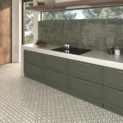 Atlantique Nantes Olive 8x8 Field Tile - Hover