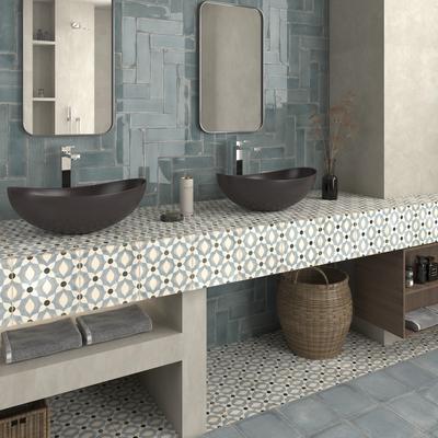 Atlantique Nantes Bleu 8x8 Field Tile - Hover