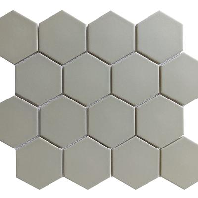 CC Mosaics+ Bright Tender Gray 12x12 Stacked Mosaic