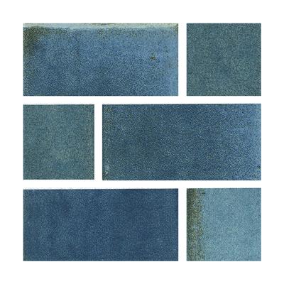 Aquabella Beachfront Malibu 2x2 & 2x4 Blend Porcelain Mosaic 12"x12" Pool Tile