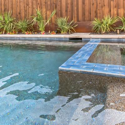 Aquabella Beachfront Balboa 3x12 Porcelain Bullnose Pool Tile - Hover