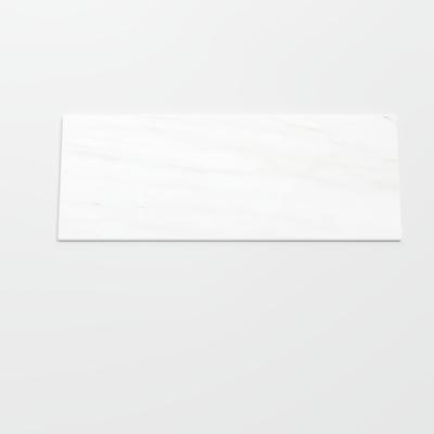 Lassa White 6x18 Bullnose - Hover