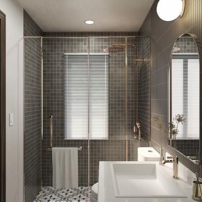 CC Porcelain Black 12x12 Mosaic - Hover