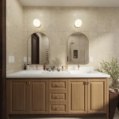 24x36 Rectified 20mm Serena Crosscut Moka - Hover