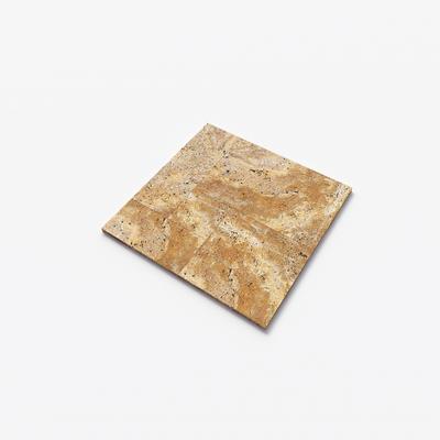 Autumn Leaves (Scabos) Travertine Field Tile French Pattern - Hover