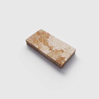 Chocolate Brown (Walnut) Travertine Field Tile 3x6 - Hover