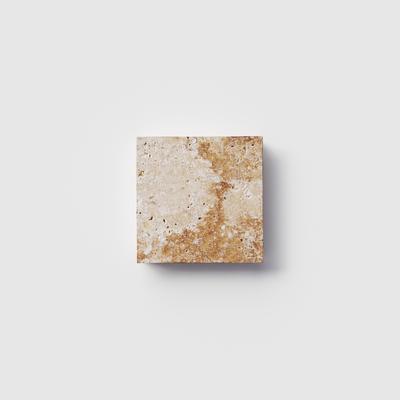 Chocolate Brown (Walnut) Travertine Field Tile 4x4