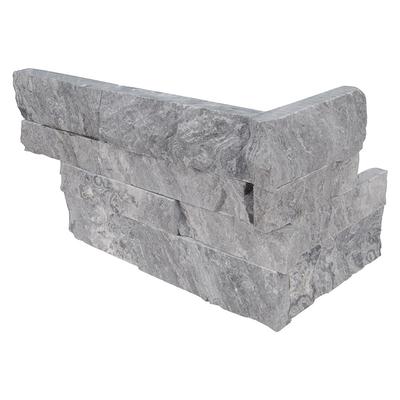 MSI Glacial Grey Marble Ledger Corner