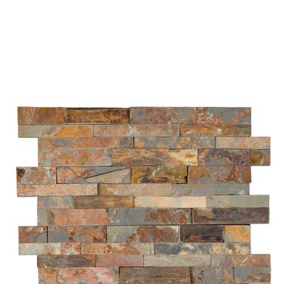 Natural Gold Split Face 6x24 Ledger Panel Flats