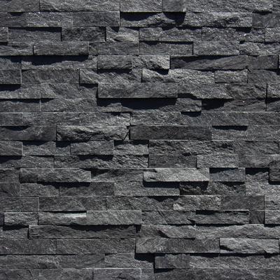 Kings Black Split Face 6x24 Ledger Panel Flats