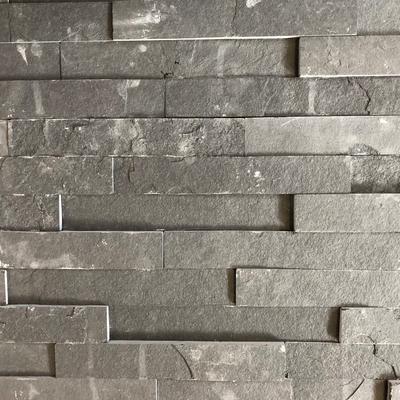 Indian Black Split Face 6x24 Ledger Panel Flats