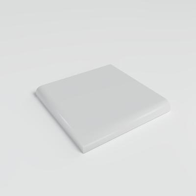 Color Collection Matte Tender Gray 3x3 Single Bullnose Corner - Hover