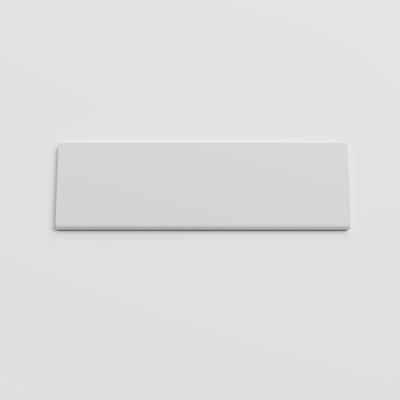 Color Collection Matte Tender Gray 3x10 Single Bullnose