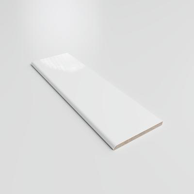 Color Collection Bright White Ice 3x10 Single Bullnose - Hover