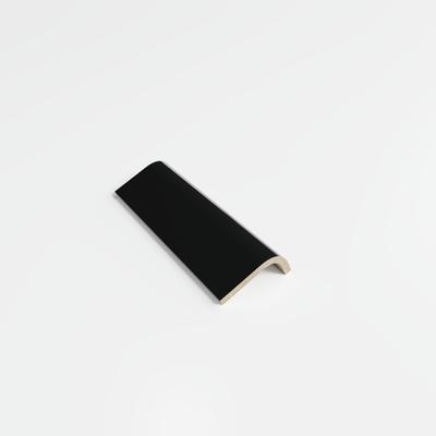 Color Collection Bright Black 2x6 RAD Bullnose - Hover