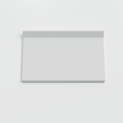 Color Collection Matte Tender Gray 4x6 Cove - Round Top