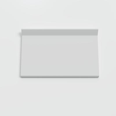 Color Collection Bright Tender Gray 4x6 Cove - Round Top