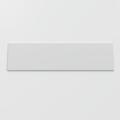 Color Collection Matte Tender Gray 4-1/4 x 16 Single Bullnose