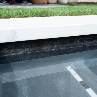 Aquabella Stone Age Obsidian 6x24 Porcelain Field Tile - Hover