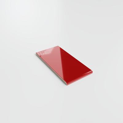 Color Collection Bright Red Pepper 3x6 3 Single Bullnose - Hover