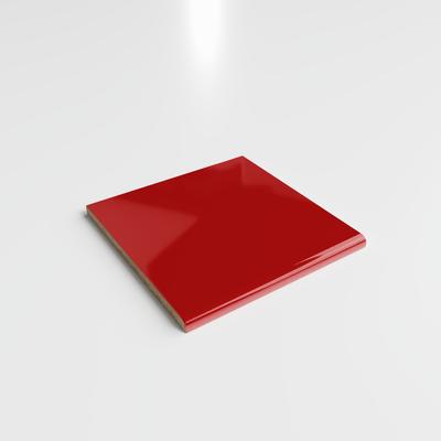 Color Collection Bright Red Pepper 4-1/4 x 4-1/4 Single Bullnose Corner - Hover