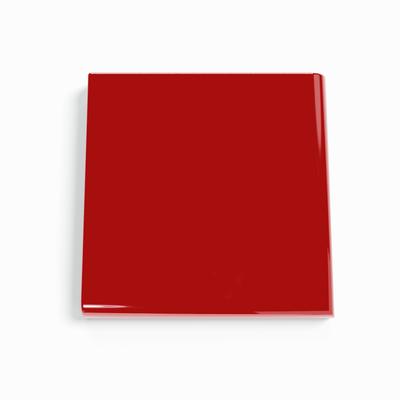 Color Collection Bright Red Pepper 6x6 Single Bullnose Corner