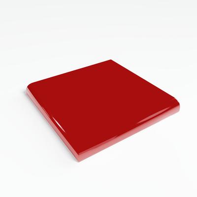 Color Collection Bright Red Pepper 6x6 Single Bullnose Corner - Hover