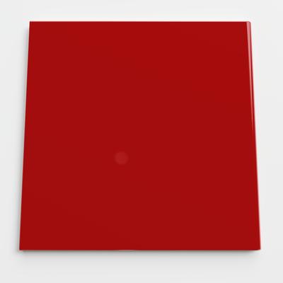 Color Collection Bright Red Pepper 6x6 Single Bullnose